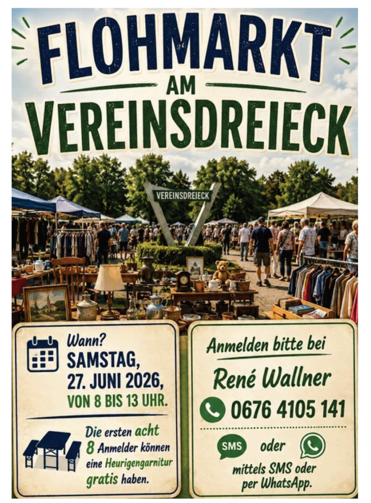 Flohmarkt am Vereinsdreieck